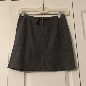 Express Gray Mini Skirt